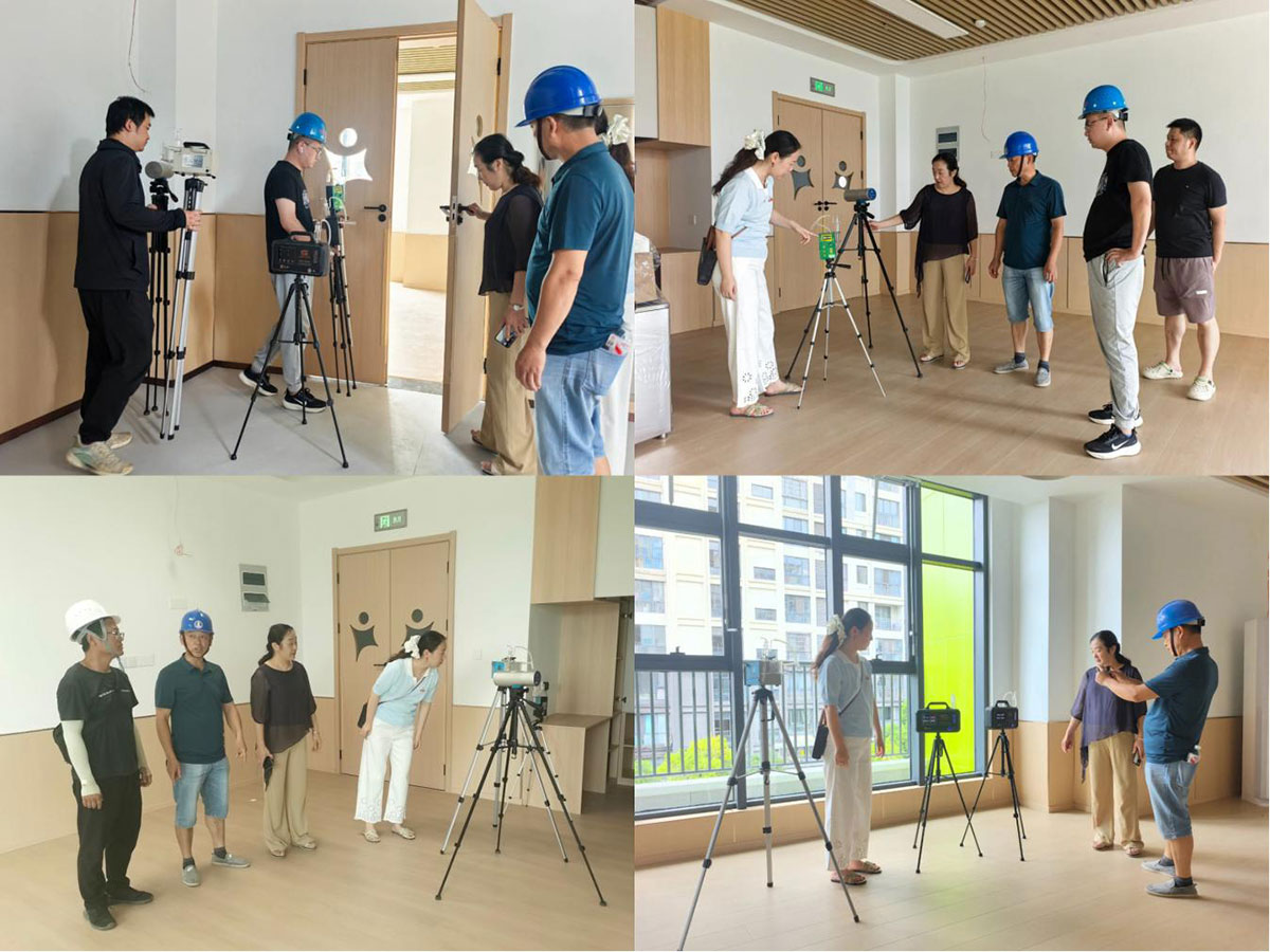 黃山市屯溪區(qū)學前教育能力提升工程—百鳥亭幼兒園建設項目組織室內環(huán)境檢測